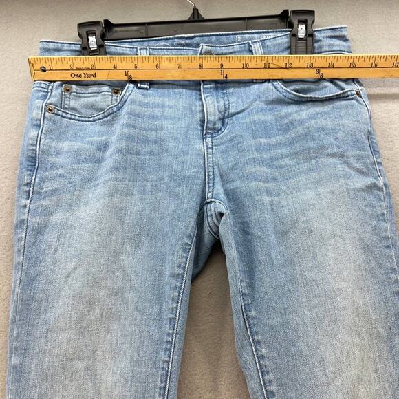 Vineyard Vines Women's Skinny Raw Hem Preppy Size 2 Blue Light Wash - Picture 2 of 13